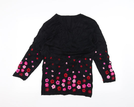 I.N.C Womens Black Pullover Jumper Size L