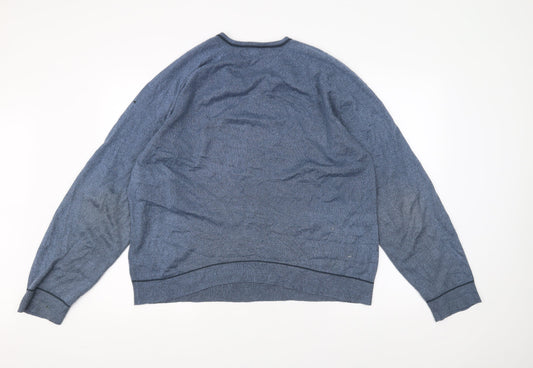 BHS Mens Blue Pullover Jumper Size M