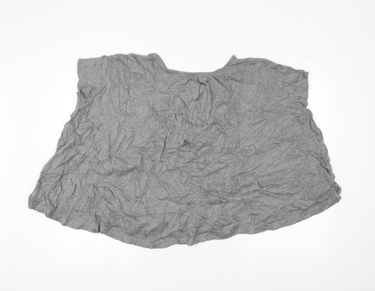 Preworn Womens Grey Basic T-Shirt Size S