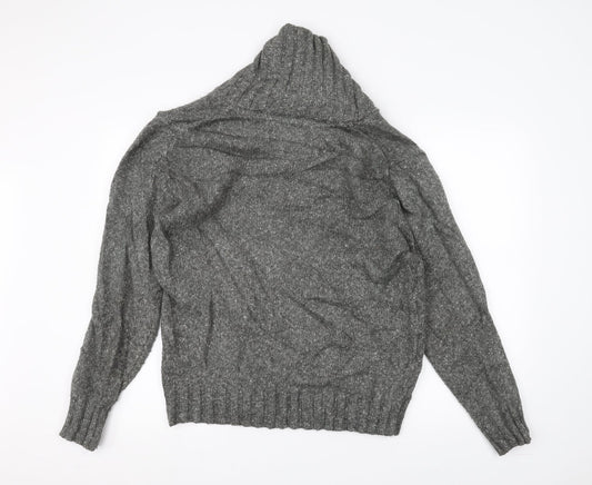 Spirit Mens Grey Knit Jacket Size L