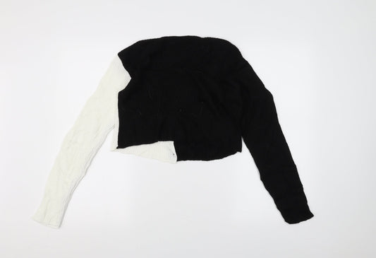 PRETTYLITTLETHING Womens White Cardigan Jumper Size S