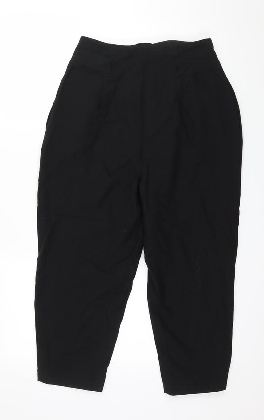 ASOS Womens Black Trousers Size 8 L21 in