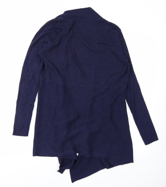 M&Co Womens Blue Cardigan Jumper Size 12