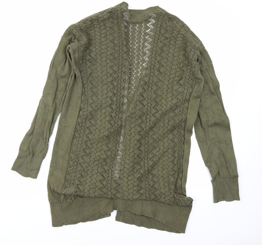 Peacocks Womens Green Cardigan Jumper Size 10