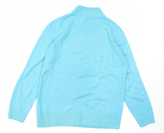M&S Womens Blue Pullover Jumper Size 10