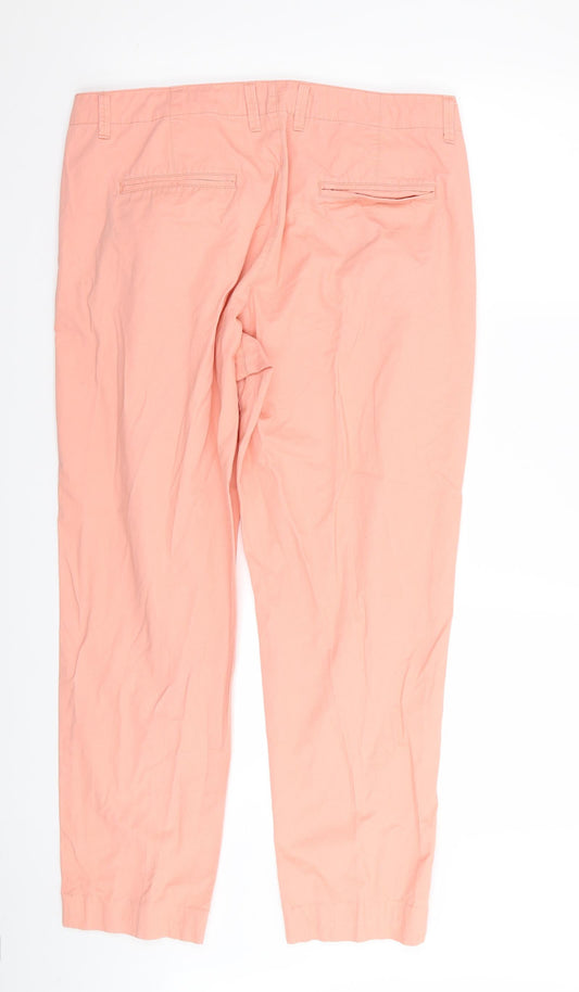 Indigo Womens Orange Trousers Size 34 in L29 in