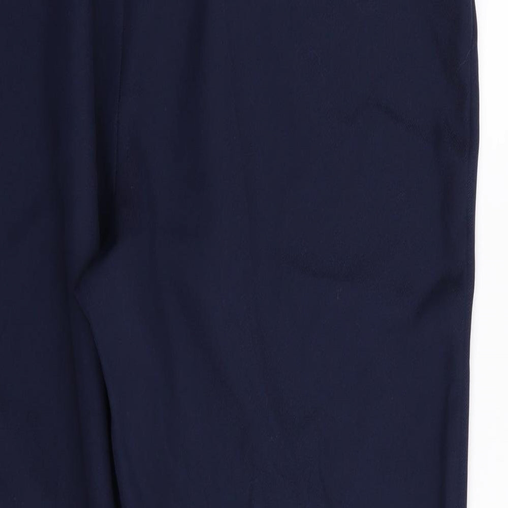 Slimtru Womens Blue Trousers Size 22 L28 in - Stretch waistband