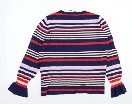 Saint Tropez Clothing Womens Multicoloured Striped Pullover Jumper Size XL