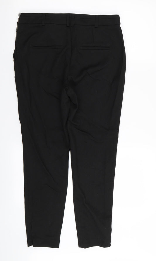 NEXT Womens Black Trousers Size 12 L27 in