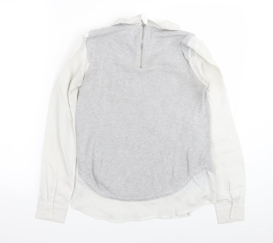 g2000 women Womens Grey Pullover Jumper Size 4 - top/jumper