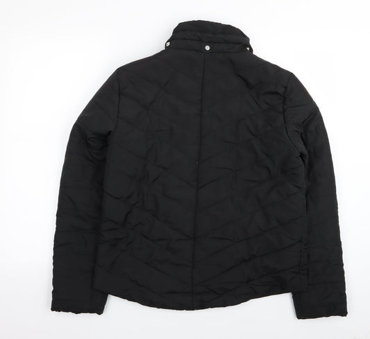 Avenue Womens Black Jacket Coat Size 12