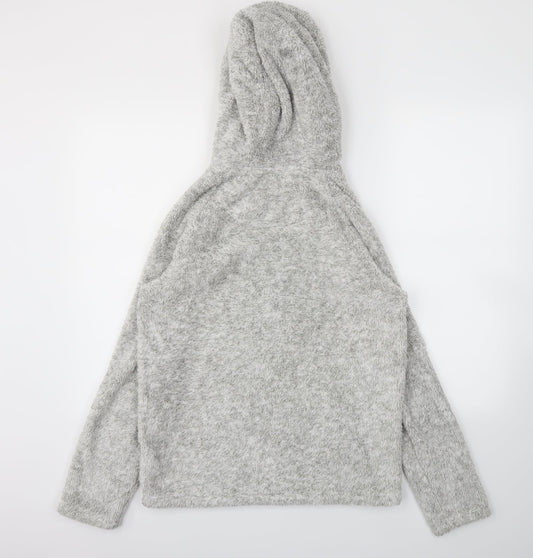M&S Womens Grey Animal Print Pullover Jumper Size 8