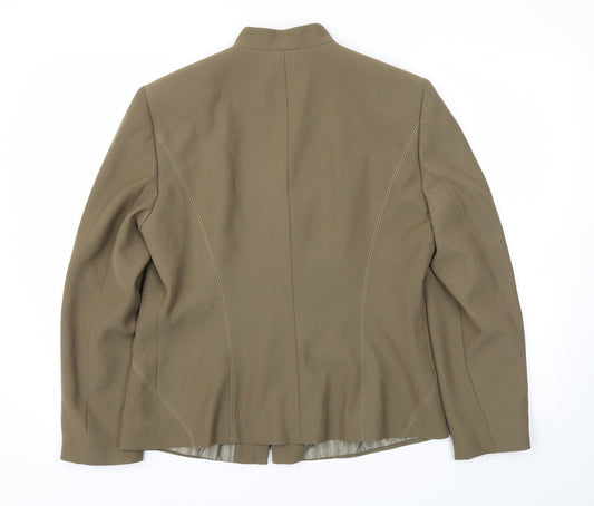 Gerry Weber Womens Green Jacket Blazer Size 14