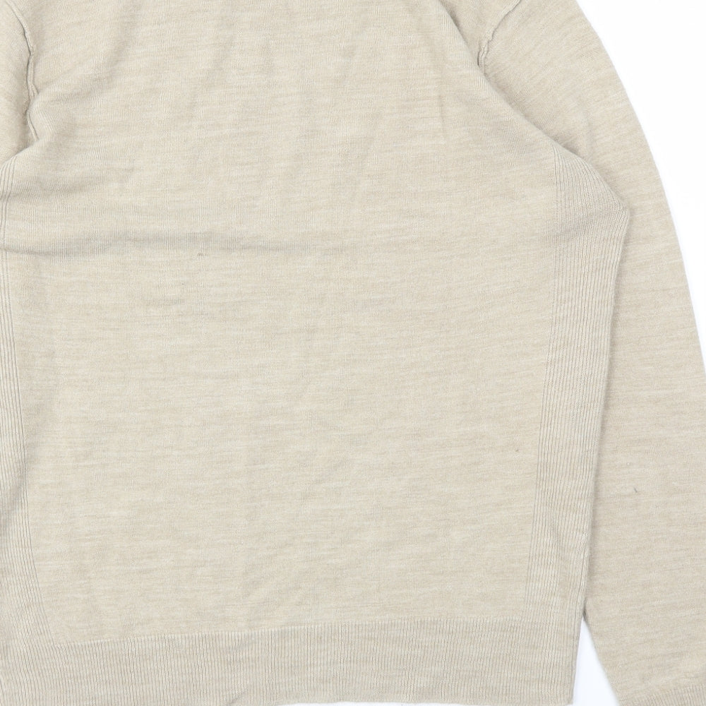 Twisted Soul Mens Beige Pullover Sweatshirt Size M