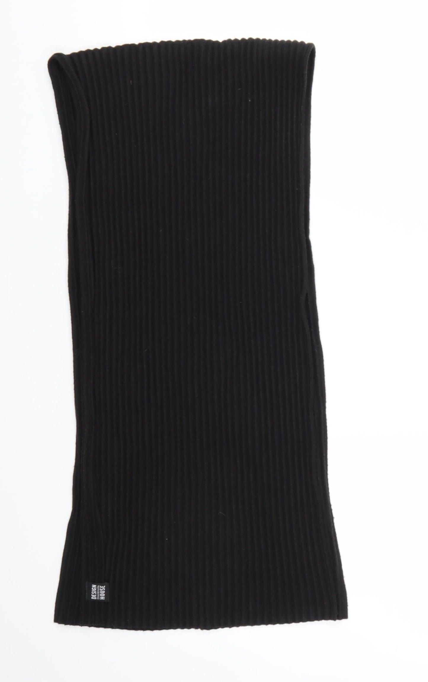 DESING HOUSE Mens Black Scarf Size Regular