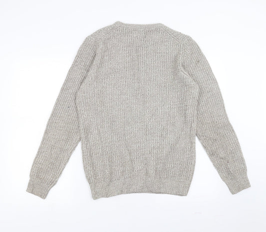 George Mens Beige Pullover Jumper Size S