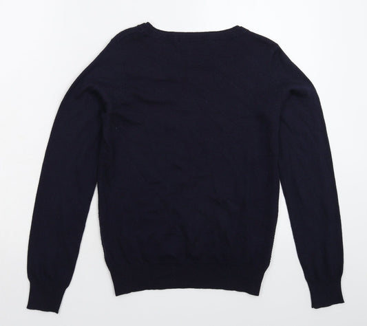 Dorothy Perkins Womens Blue Knit Pullover Jumper Size 8