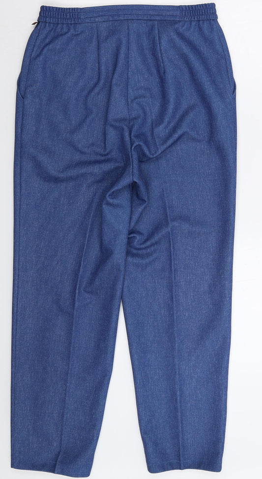 Preworn Womens Blue Trousers Size 30 in L27 in