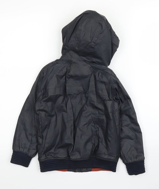 NEXT Boys Blue Biker Coat Size 5 Years