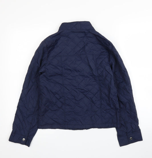 Gap Boys Blue Quilted Coat Size 12 Years