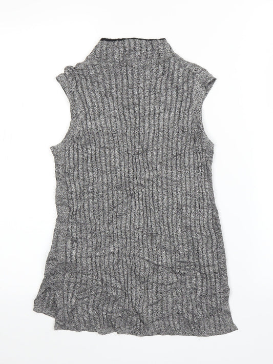 M&S Womens Grey Basic Blouse Size 8
