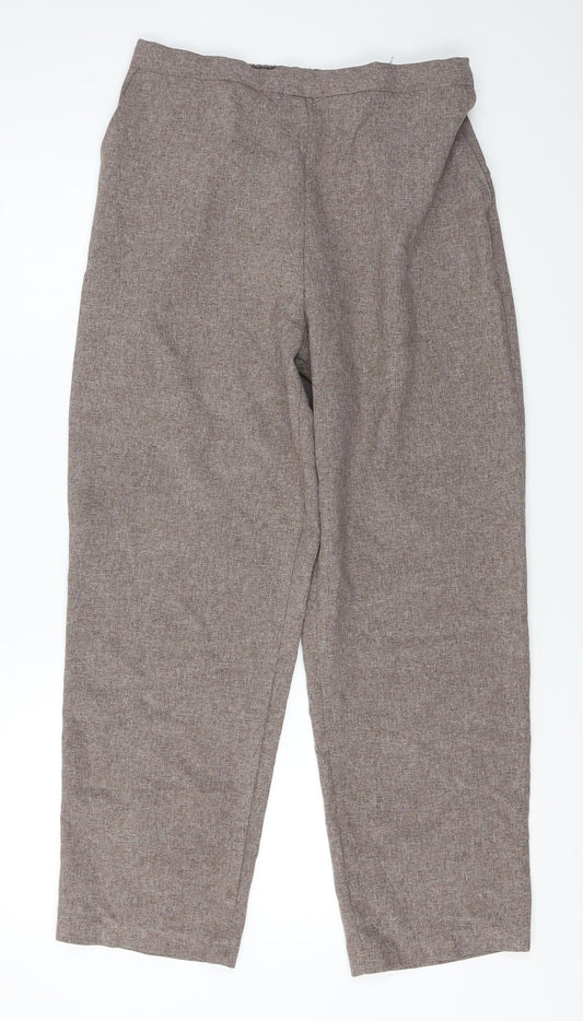 emma Womens Brown Trousers Size 18 L23 in