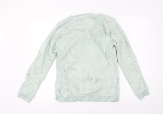Disney Womens Green Pullover Jumper Size 10