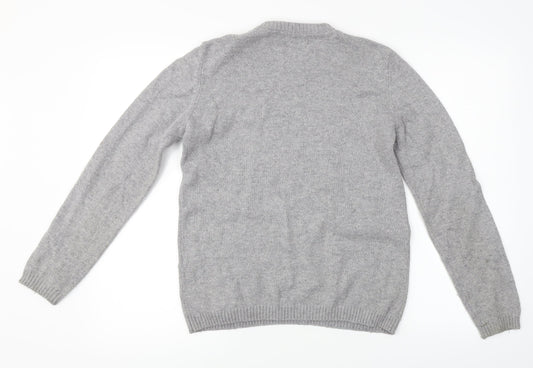 ISLE Womens Grey Pullover Jumper Size S