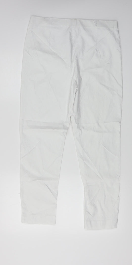 Preworn Womens White Trousers Size 32 in L24 in