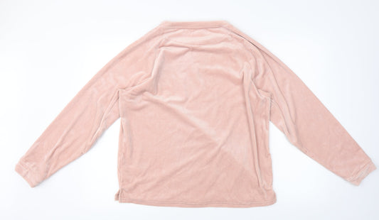 love to lounge Womens Pink Pullover Jumper Size S