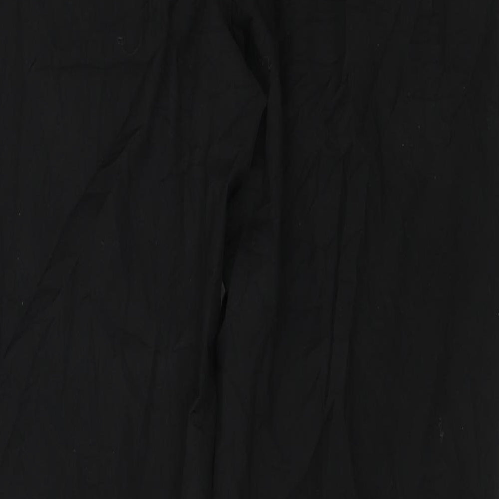 Marks and Spencer Womens Black Trousers Size 12 L25 in