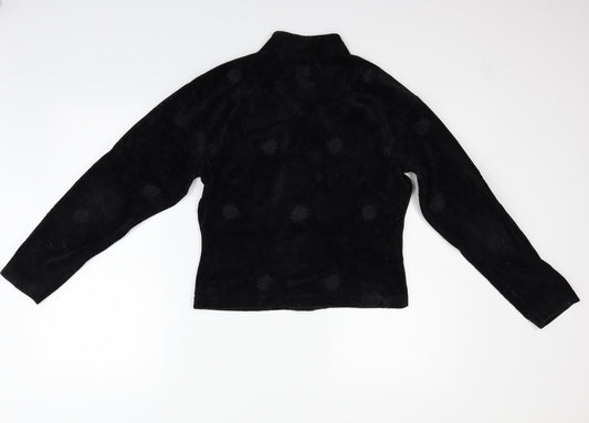 SOHO Womens Black Basic Button-Up Size S