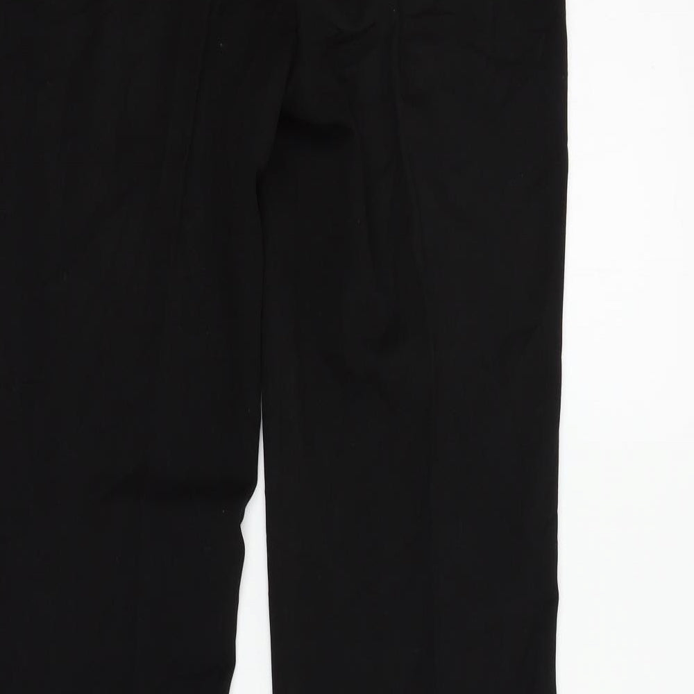 Topshop Womens Black Trousers Size 10 L30 in