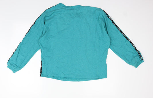 Marks and Spencer Womens Blue Basic T-Shirt Size S