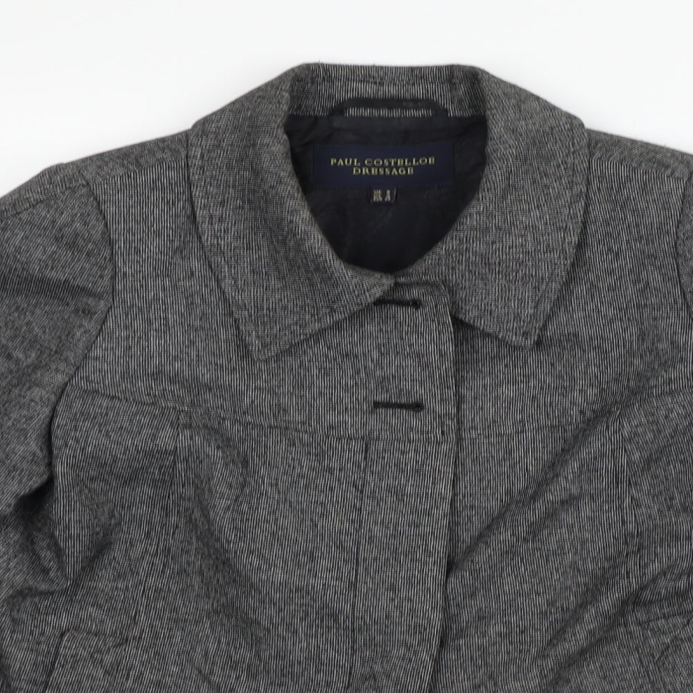 Paul Costelloe Womens Grey Jacket Blazer Size 8