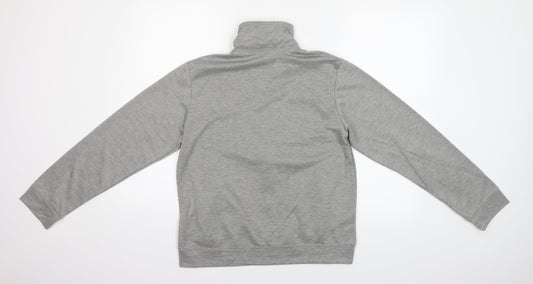 EECKEY Wear Womens Grey Full Zip Jumper Size M