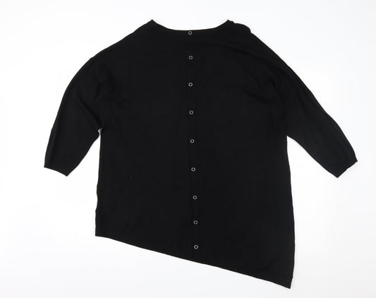 Paramour Womens Black Pullover Jumper Size XL
