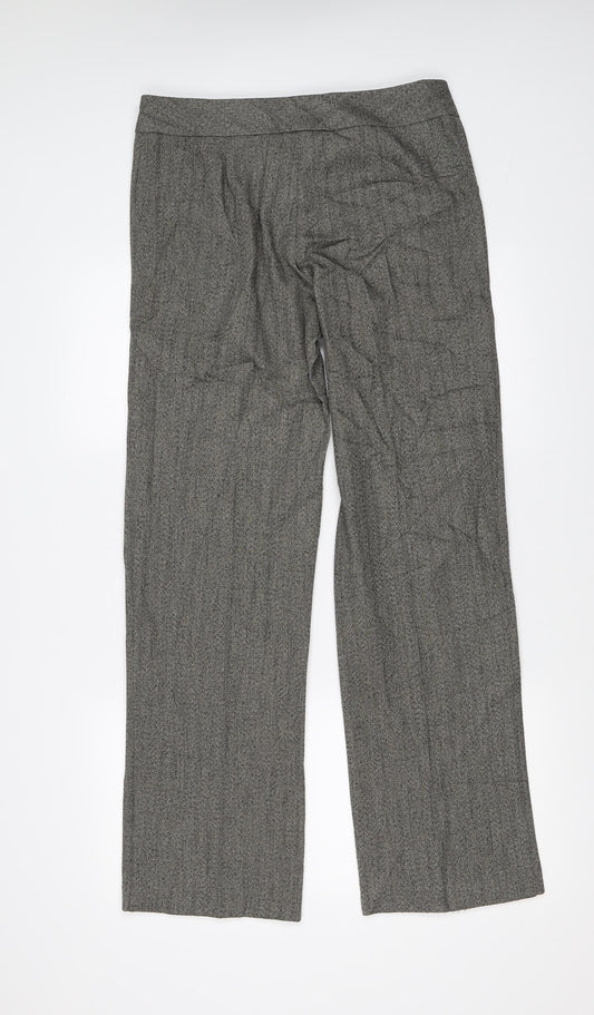 Marks and Spencer Womens Brown Trousers Size 10 L32 in