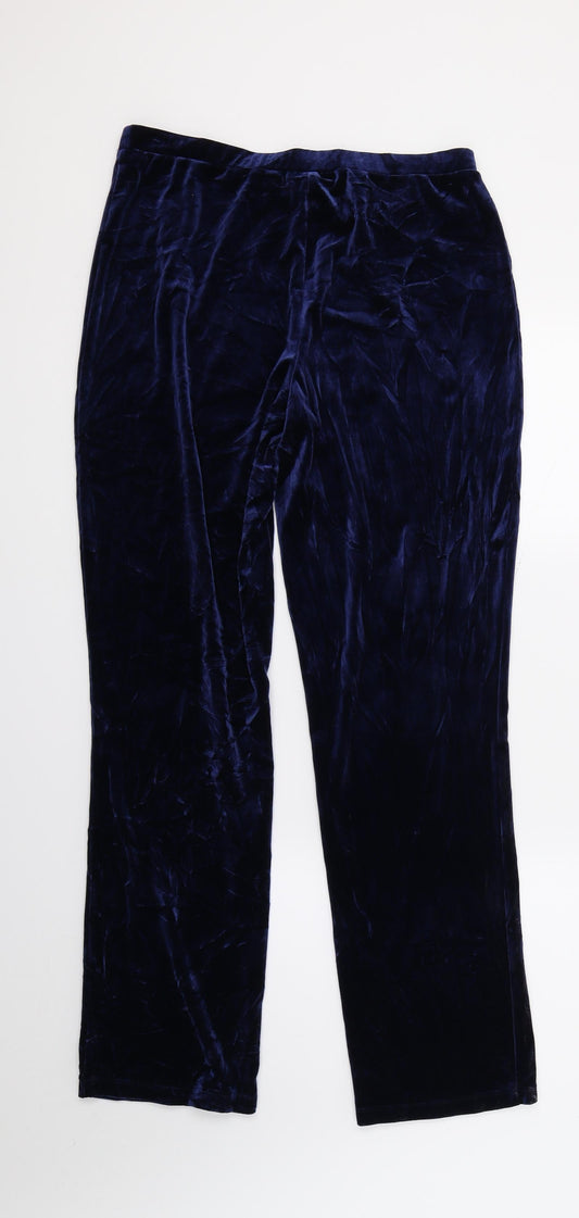 Susan Graver Womens Blue Trousers Size S L29 in