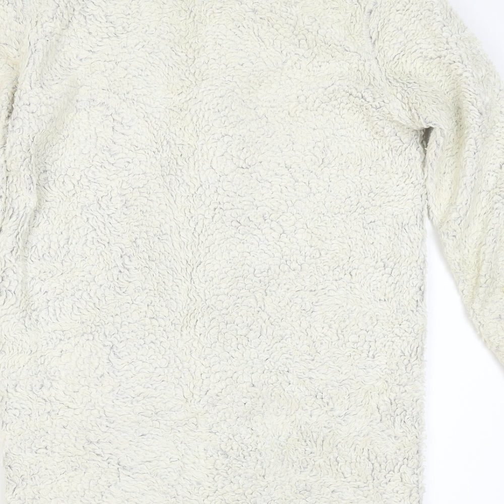 Topshop Womens White Cardigan Jumper Size 6