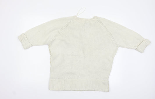 Soon Womens Beige Pullover Jumper Size 16