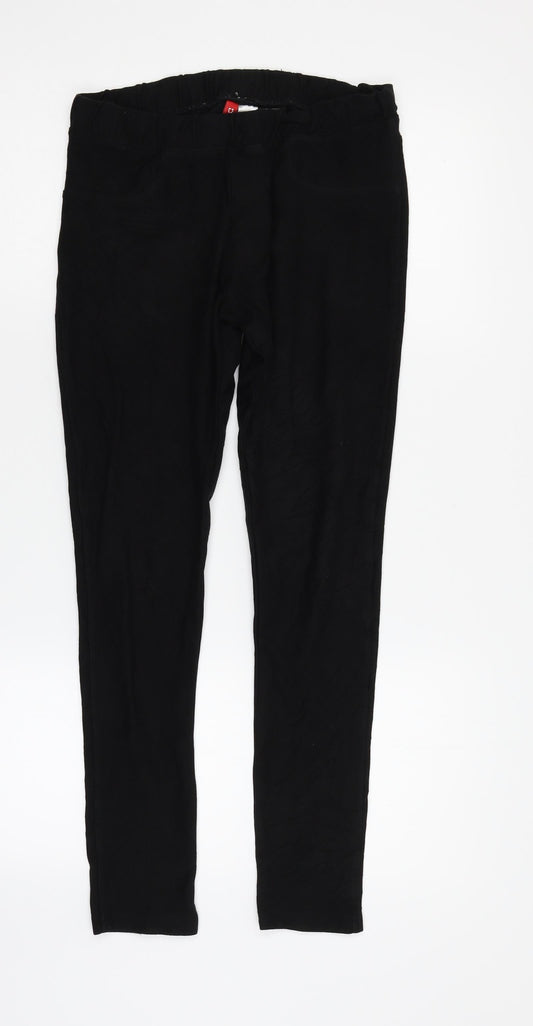 H&M Womens Black Jegging Leggings Size 8 L24 in