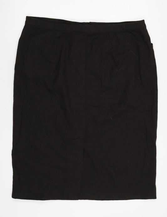 Miro Sport Womens Brown Straight & Pencil Skirt Size L