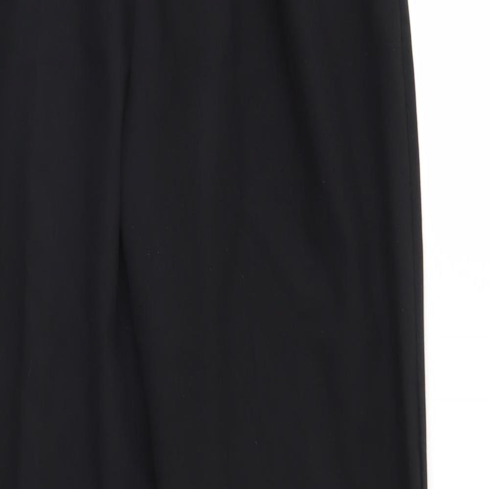 BM Womens Black Trousers Size 12 L26 in