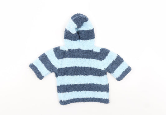 Cherokee Baby Blue Striped Pullover Jumper Size 3-6 Months