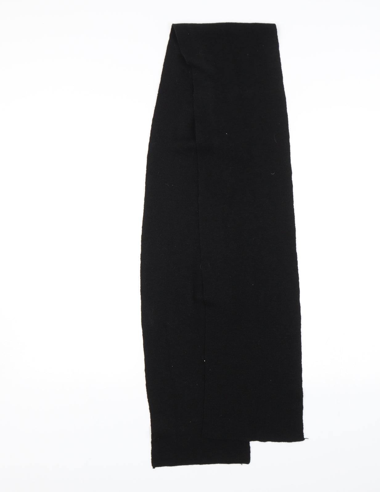 Preworn Unisex Black Scarf