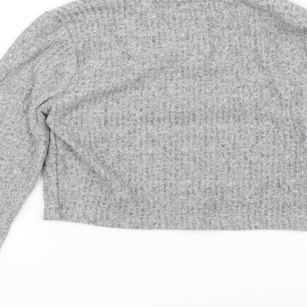 Candy Couture Girls Grey Pullover Jumper Size 12 Years