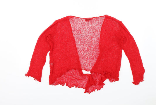 Eastern Classics Womens Red Shrug Jumper One Size