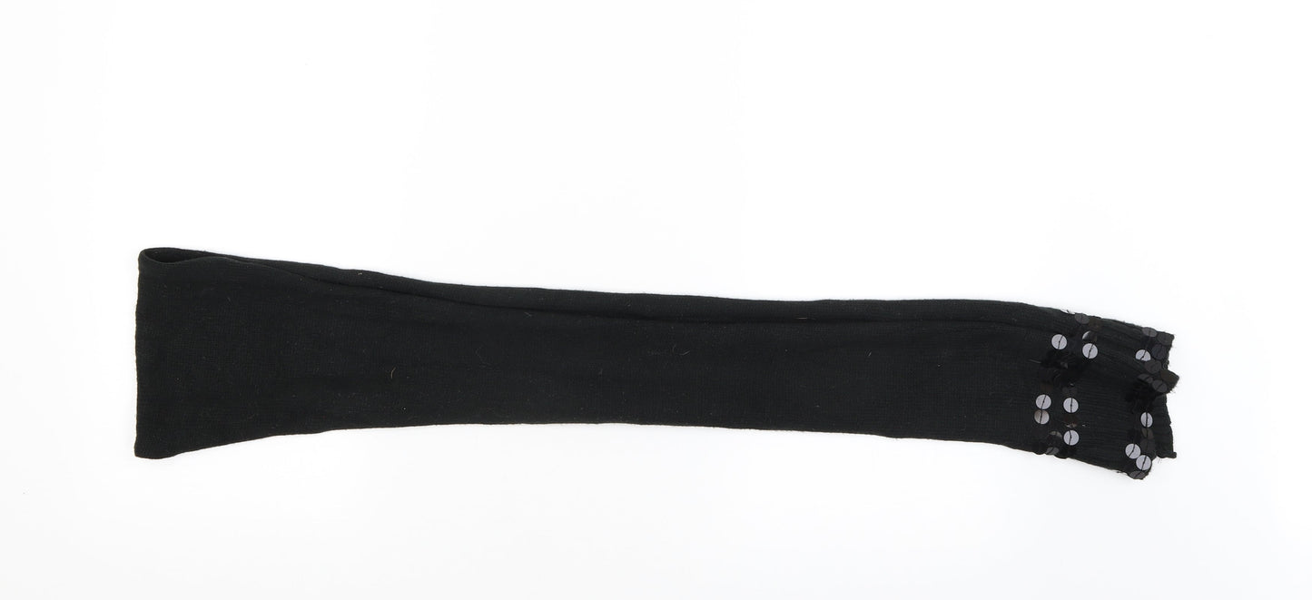 Preworn Womens Black Scarf