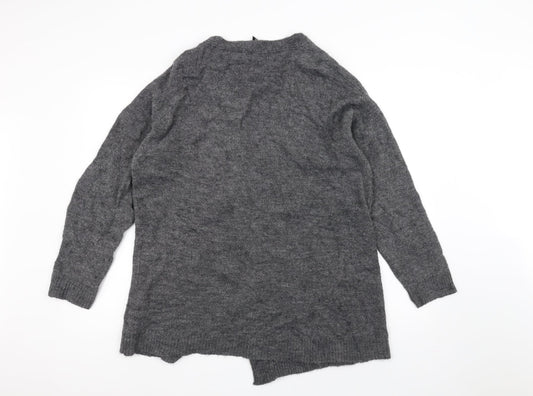 H&M Womens Grey Jacket Coatigan Size M